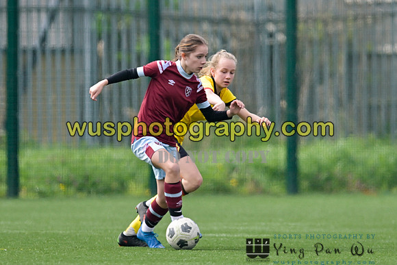 20230422-112823C West Ham United Academy Girls U16 v Watford FC Women U16