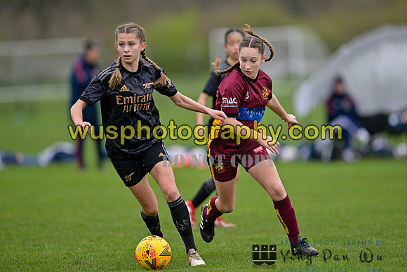 20230401-121714A Petts Wood FC Swans U14 v Arsenal FC Girls U14