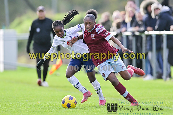 20221119-105848H Tottenham Hotspur Women FC Academy U15 v West Ham United Academy Girls U15