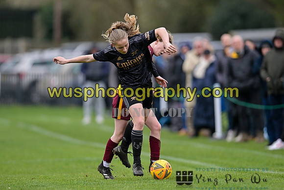 20230401-122609H Petts Wood FC Swans U14 v Arsenal FC Girls U14