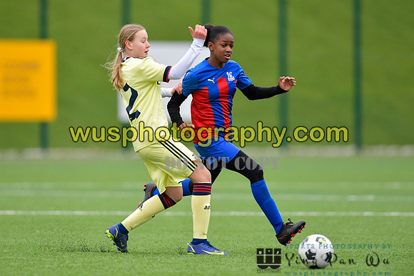 20220122-145552B Crystal Palace FC Girls U12 v Arsenal FC Girls U12