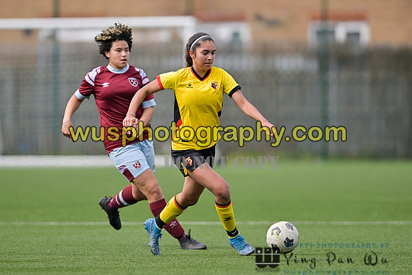 20230422-105216 West Ham United Academy Girls U16 v Watford FC Women U16