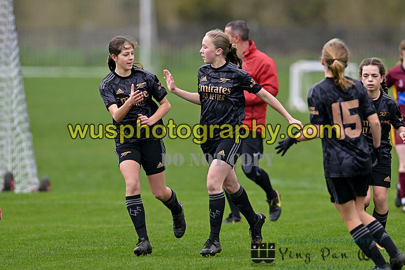 20230401-120359 Petts Wood FC Swans U14 v Arsenal FC Girls U14