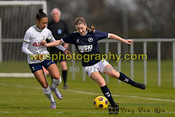 20230408-111552A Tottenham Hotspur Women FC Academy U16 v Millwall Lionesses U16