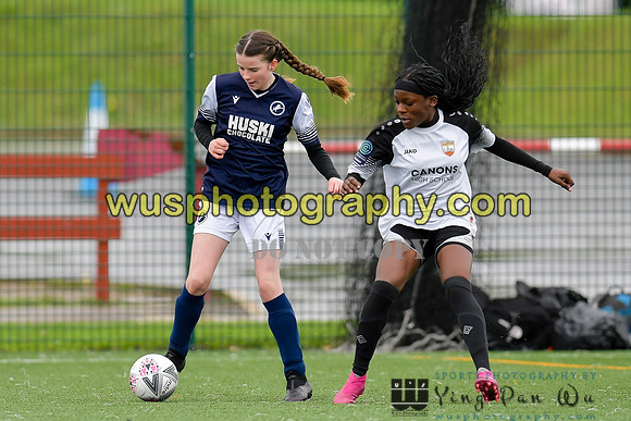 20201031-144540 London Bees Academy U14 v Millwall Lionesses Girls U14