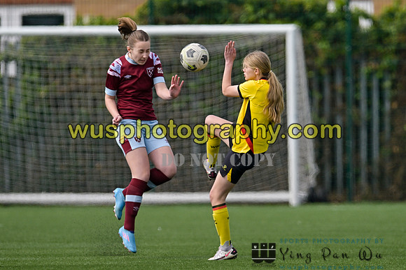 20230422-110030 West Ham United Academy Girls U16 v Watford FC Women U16
