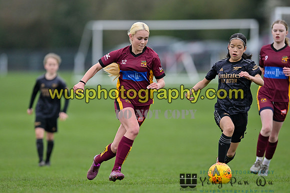 20230401-122849 Petts Wood FC Swans U14 v Arsenal FC Girls U14