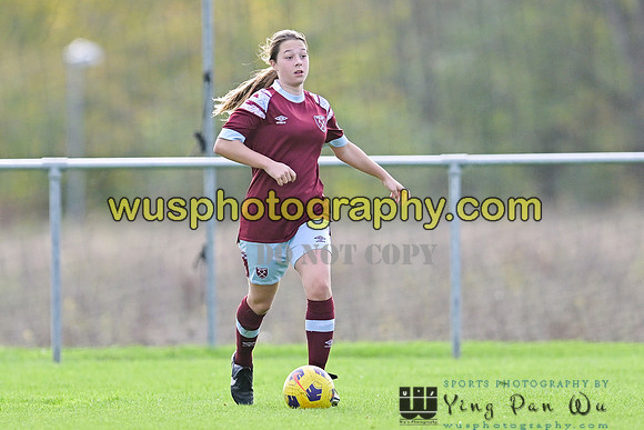 20221119-105839D Tottenham Hotspur Women FC Academy U15 v West Ham United Academy Girls U15