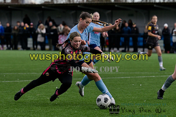 20250316-154031 Cray Wanderers Youth FC Girls U15 v Hashtag United Girls U15
