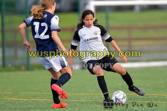 20201031-145629 London Bees Academy U14 v Millwall Lionesses Girls U14