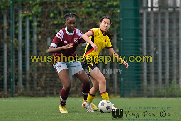 20230422-103803 West Ham United Academy Girls U16 v Watford FC Women U16