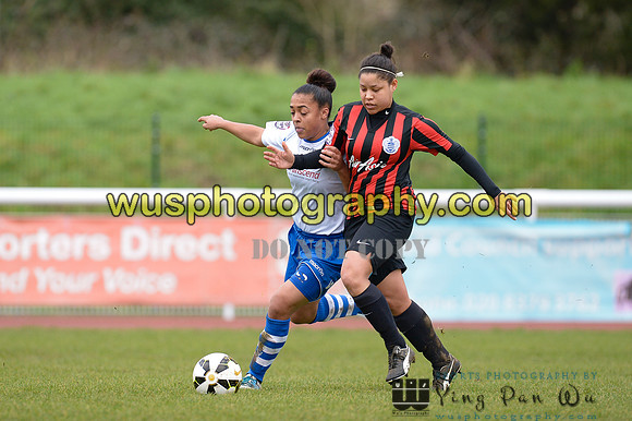 20160131-143131-3 Enfield Town FC Ladies v Queens Park Rangers Ladies