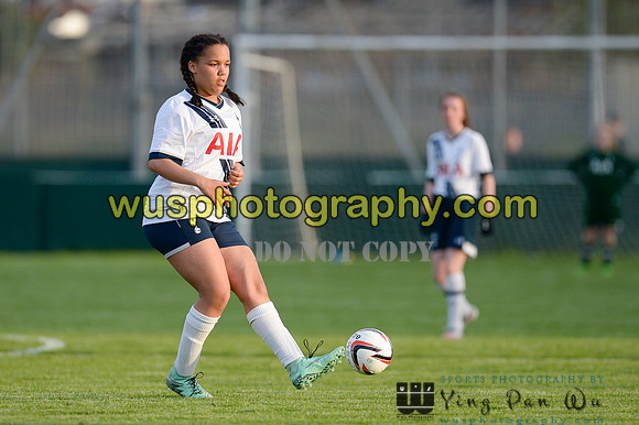 20160505-192550-2 Tottenham Hotspur Girls U12 and U13 v Årvoll IL Girls U12 and U13
