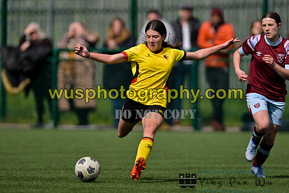 20230422-114408A West Ham United Academy Girls U16 v Watford FC Women U16