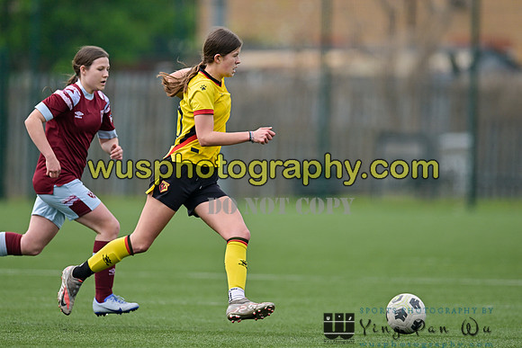 20230422-104227B West Ham United Academy Girls U16 v Watford FC Women U16