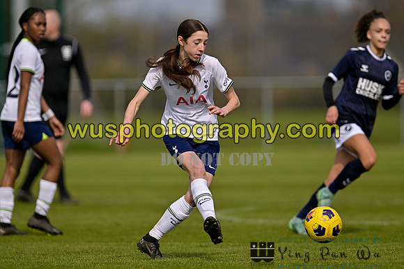 20230408-110941 Tottenham Hotspur Women FC Academy U16 v Millwall Lionesses U16