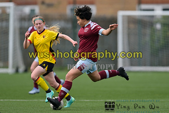 20230422-103919A West Ham United Academy Girls U16 v Watford FC Women U16