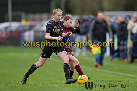 20230401-122609F Petts Wood FC Swans U14 v Arsenal FC Girls U14