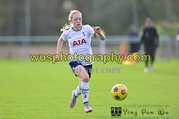 20221119-105455C Tottenham Hotspur Women FC Academy U15 v West Ham United Academy Girls U15