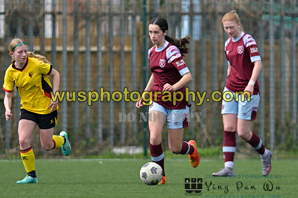 20230422-113242A West Ham United Academy Girls U16 v Watford FC Women U16