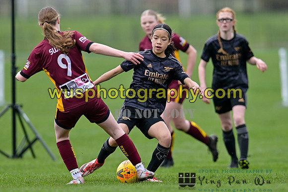 20230401-120505 Petts Wood FC Swans U14 v Arsenal FC Girls U14