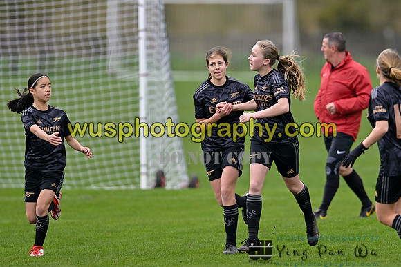 20230401-120400 Petts Wood FC Swans U14 v Arsenal FC Girls U14