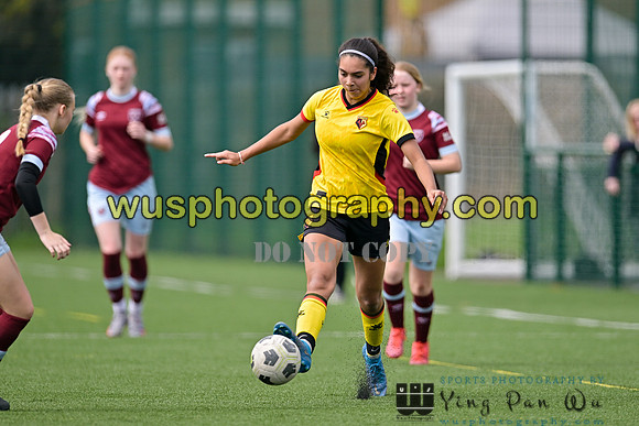 20230422-112531 West Ham United Academy Girls U16 v Watford FC Women U16