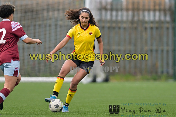20230422-103720 West Ham United Academy Girls U16 v Watford FC Women U16