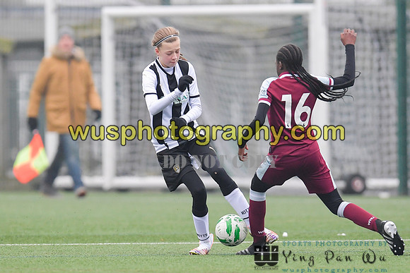 20220115-135730 West Ham United Academy Girls U14 v Notts County FC Girls U14
