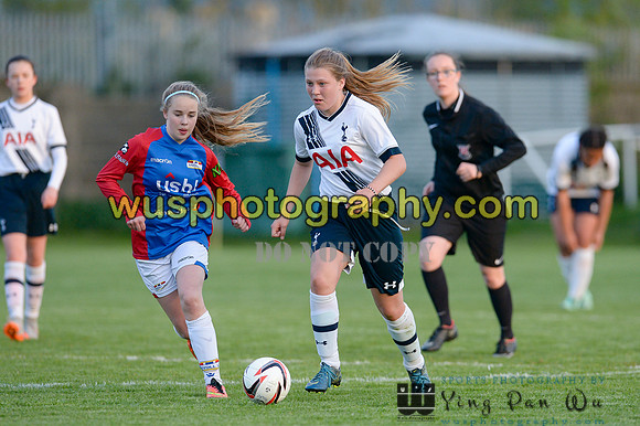 20160505-195155-6 Tottenham Hotspur Girls U12 and U13 v Årvoll IL Girls U12 and U13