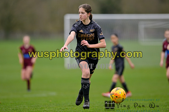 20230401-120756 Petts Wood FC Swans U14 v Arsenal FC Girls U14