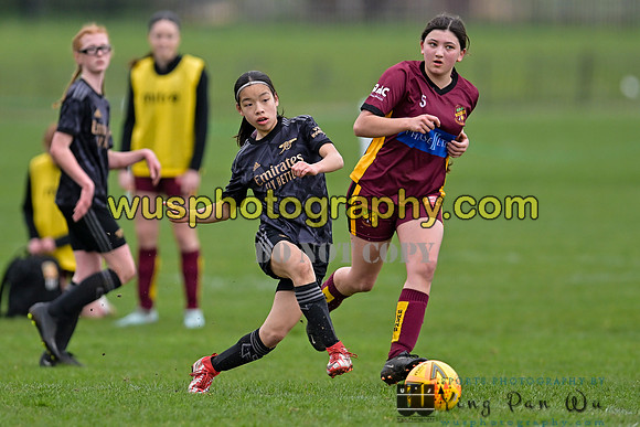 20230401-121927A Petts Wood FC Swans U14 v Arsenal FC Girls U14