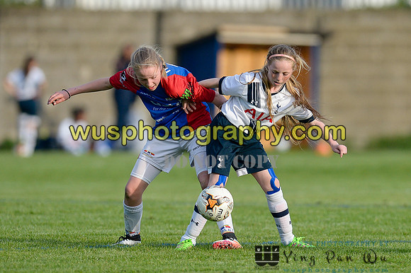 20160505-185634-2 Tottenham Hotspur Girls U12 and U13 v Årvoll IL Girls U12 and U13