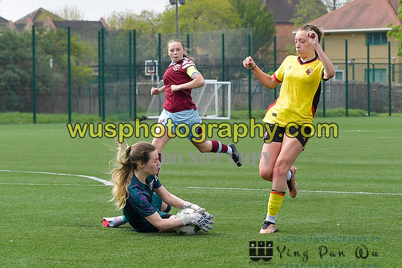 20230422-112530A West Ham United Academy Girls U16 v Watford FC Women U16