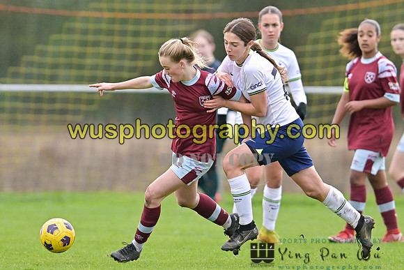20221119-112800 Tottenham Hotspur Women FC Academy U15 v West Ham United Academy Girls U15