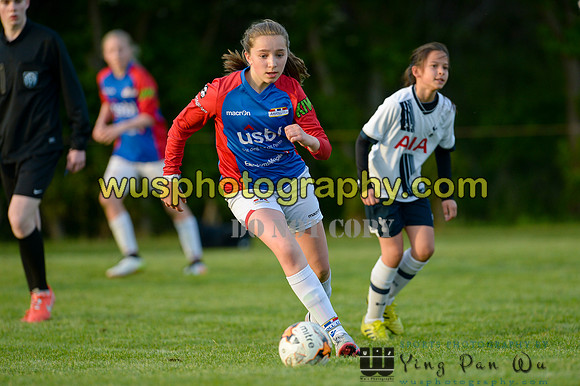 20160505-193448 Tottenham Hotspur Girls U12 and U13 v Årvoll IL Girls U12 and U13