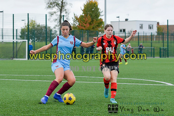 20221022-142801 West Ham United Performance Girls U16 v AFC Bournemouth Girls U16