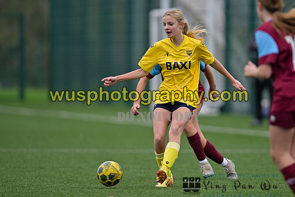 20241109-110110A West Ham United Performance Claret Girls U14 v Oxford United Girls U14