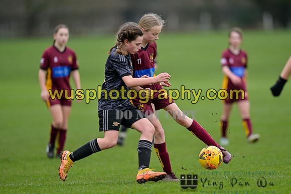 20230401-121747B Petts Wood FC Swans U14 v Arsenal FC Girls U14