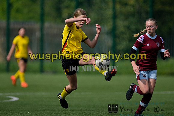 20230422-114457 West Ham United Academy Girls U16 v Watford FC Women U16