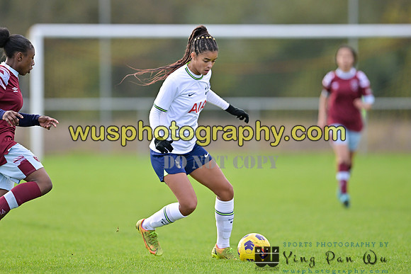 20221119-101715 Tottenham Hotspur Women FC Academy U15 v West Ham United Academy Girls U15
