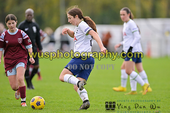 20221119-112614 Tottenham Hotspur Women FC Academy U15 v West Ham United Academy Girls U15