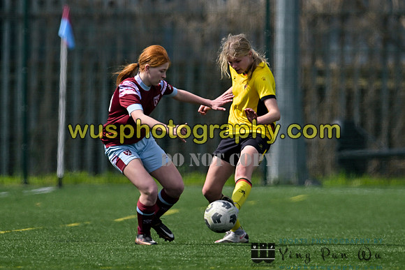 20230422-114214A West Ham United Academy Girls U16 v Watford FC Women U16