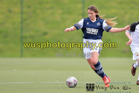 20210403-145810B London Bees Academy U14 v Millwall Lionesses Girls U14