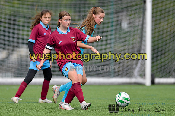 20210911-133301 West Ham United Girls U14 v South Gloucestershire JPL RTC U14