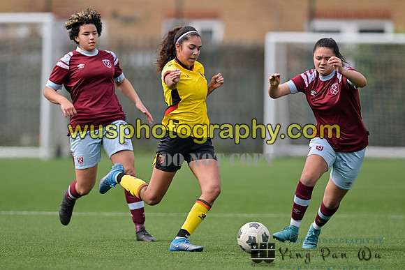 20230422-105217 West Ham United Academy Girls U16 v Watford FC Women U16