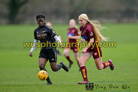 20230401-121314J Petts Wood FC Swans U14 v Arsenal FC Girls U14