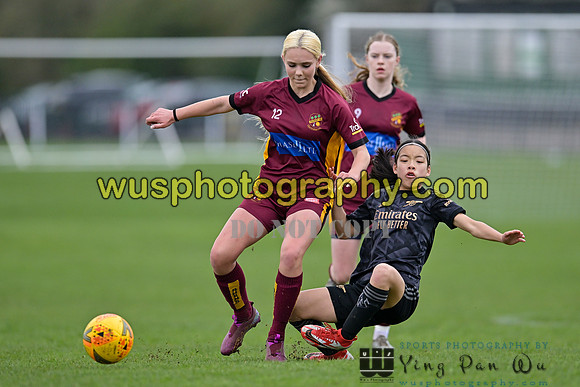 20230401-122849I Petts Wood FC Swans U14 v Arsenal FC Girls U14