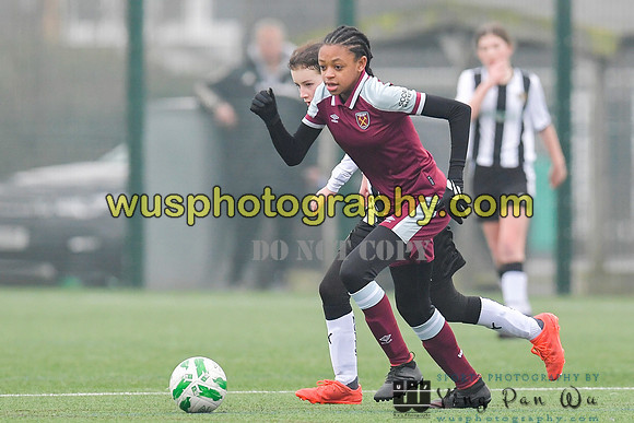 20220115-140112 West Ham United Academy Girls U14 v Notts County FC Girls U14