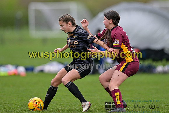 20230401-121712 Petts Wood FC Swans U14 v Arsenal FC Girls U14